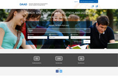 Screenshot Startseite der Datenbank Sprach- und Fachkurse in Deutschland