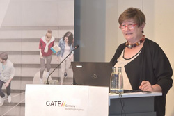 DAAD-Generalsekretärin Dr. Dorothea Rüland spricht auf dem GATE-Germany-Marketingkongress 2017