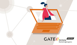Werbegrafik für den GATE-Germany-Marketingkongress Digital